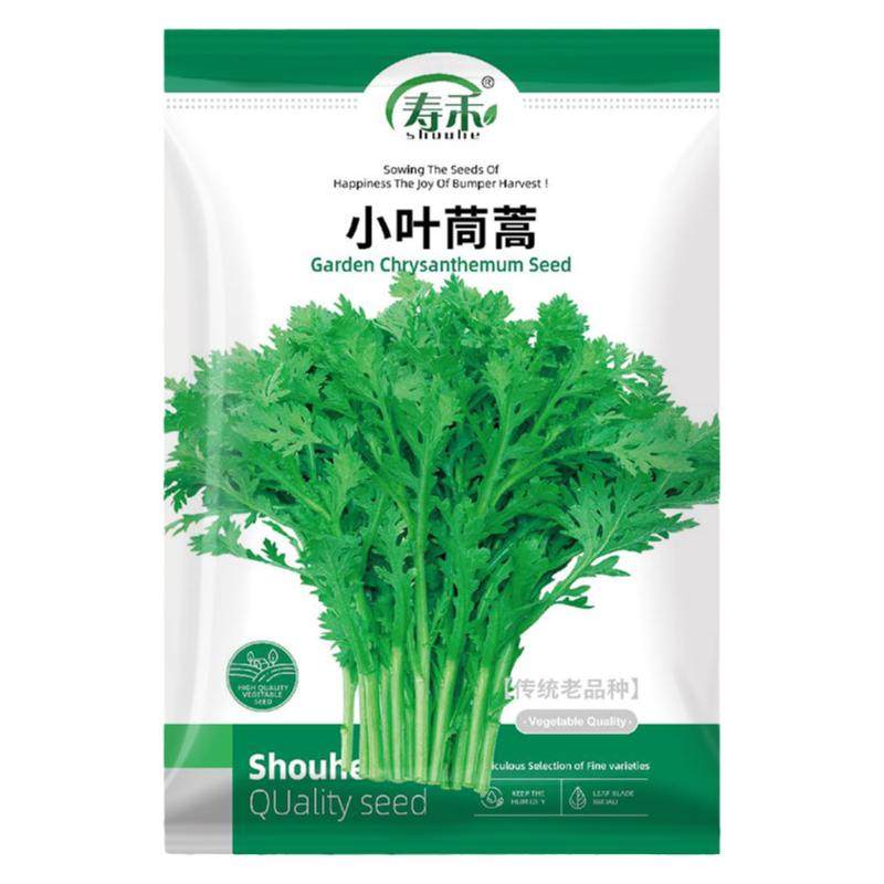 小叶茼蒿种子种籽菜种皇帝菜秋冬季籽种青菜蔬菜孑菜籽茼蒿菜筒篙