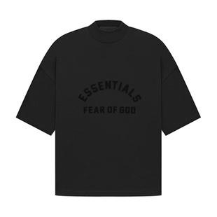 弹跳潮人FOG Fear of God Essentials 23款圆弧形logo宽松短袖T恤