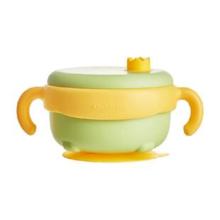 乐扣乐扣宝宝碗婴儿辅食碗儿童碗防摔防烫注水碗吸盘保温碗