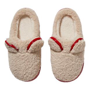 朴西棉拖鞋可爱泰迪熊情侣棉拖鞋女秋冬家居室内防滑拖鞋加绒保暖