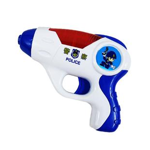 儿童玩具枪声光投影迷你宝宝小手枪警察电动枪1-2-3岁仿真男孩枪