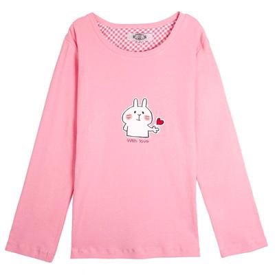 美标女士纯棉长袖睡衣套装