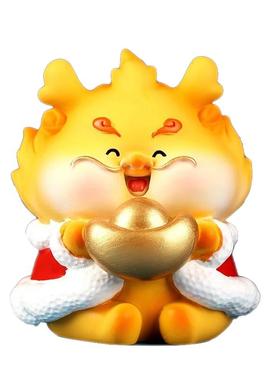 龙年吉祥物国潮手办萌龙