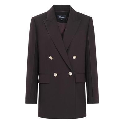 IDPAN极简西装外套春季新款干练有型时尚通勤羊毛正肩西服女