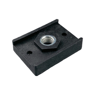 冷库板吊顶吊梁滑块M12搭建顶板用铝吊梁连接件吊顶梁耐磨连接块