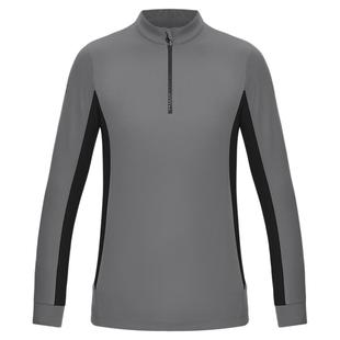 Mashang Equine男款加绒长袖秋冬训练T恤骑马训练马术装备-EHM506