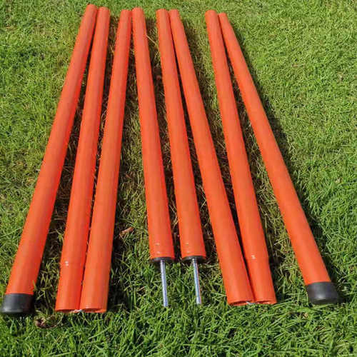 天幕撑杆户外帐篷门厅杆支架加厚加粗烤漆铁管折叠便捷支撑杆2根