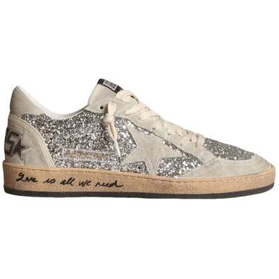 GoldenGoose脏脏鞋银色亮片板鞋