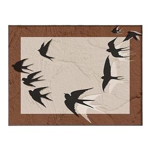 中古电表箱装饰画高级感配电箱遮挡挂画餐厅电闸箱壁画弱电箱盖板