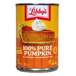 利比纯南瓜酱南瓜泥罐头烘焙南瓜派甜点甜品LIBBY‘S PUMPKIN PIE