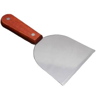 加厚烤冷面工具煎饼果子专用铲刀铁板烧炒酸奶平口铲子不锈钢煎铲