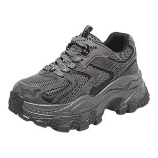 星期六老爹鞋女2025秋冬季新款显脚小女鞋厚底休闲运动鞋轻便跑鞋