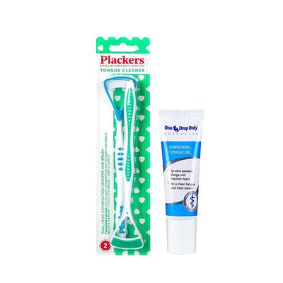 Plackers进口舌苔啫喱清洁器