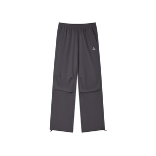 匹克三防户外伞兵裤防泼水梭织长裤秋冬男弯刀阔腿加绒休闲工装裤