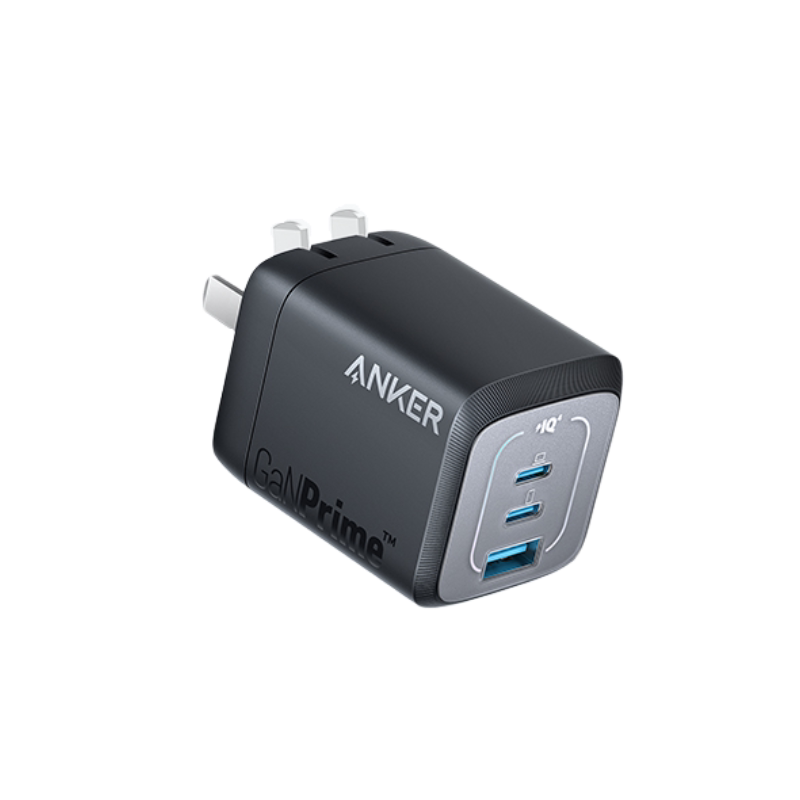 Anker安克Prime全氮化镓67W多口充电器插头TypeC快充65W适用平板手机笔记本电脑