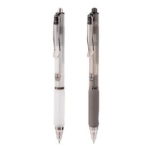 得力消音战神考试自习室图书馆静音减震多握感速干双珠球ST头备考刷题政治数学考研考公用笔不累手直液笔