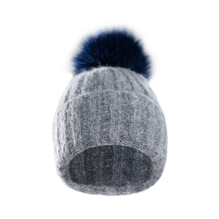 Mossun陌上【蓬松狐狸毛大球帽】2026款巨好看的帽子针织帽女款冬