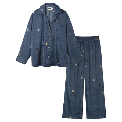 tbh野兽派黑豹星光缎家居服