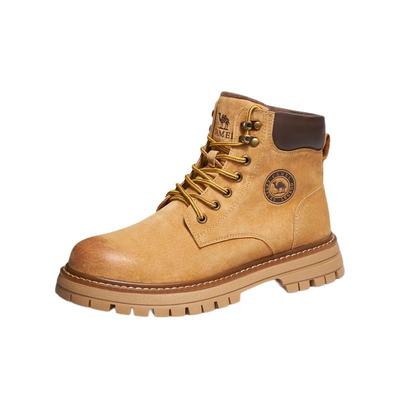 2023男鞋骆驼休闲马丁靴