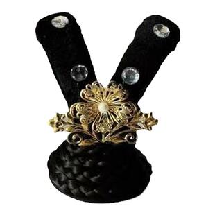 儿童舞蹈头饰古典舞敦煌舞汉唐舞头饰发饰古风简约假发飞天造型