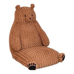 沙发椅榻榻米懒人沙发坐垫地上飘窗可爱北极熊靠背一体儿童沙发