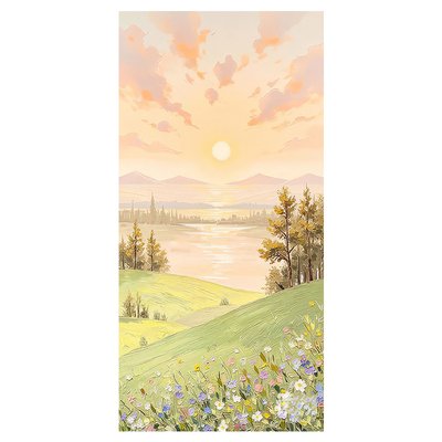 法式油画玻璃贴纸防走光磨砂膜