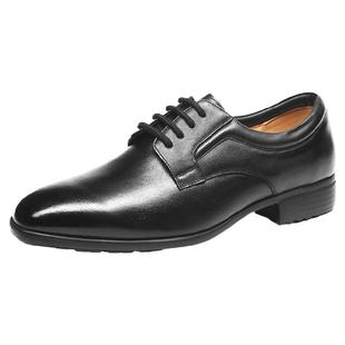 3515强人正品皮鞋男春秋冬真皮透气耐磨职业商务正装休闲软面皮鞋