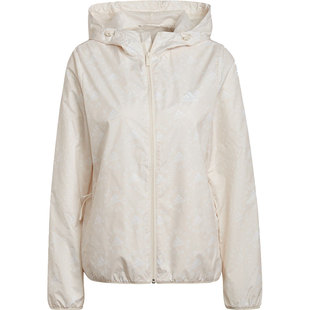 Adidas/阿迪达斯正品休闲女子运动训练连帽夹克外套 HI5258