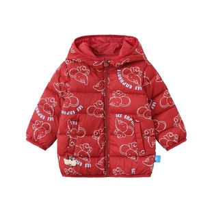 丽婴房羽绒服商场专柜款冬男女童白鸭绒羽绒外套棉衣保暖轻薄