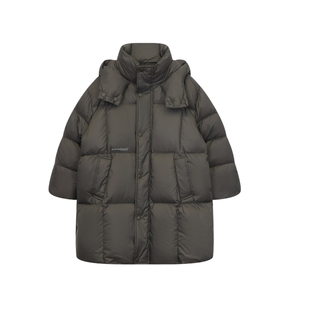 【超高充绒】ei童装女童长款羽绒服冬装新款男女童加绒加厚外套