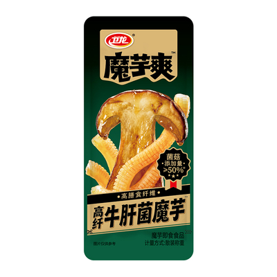 卫龙高纤牛肝菌味魔芋爽辣条