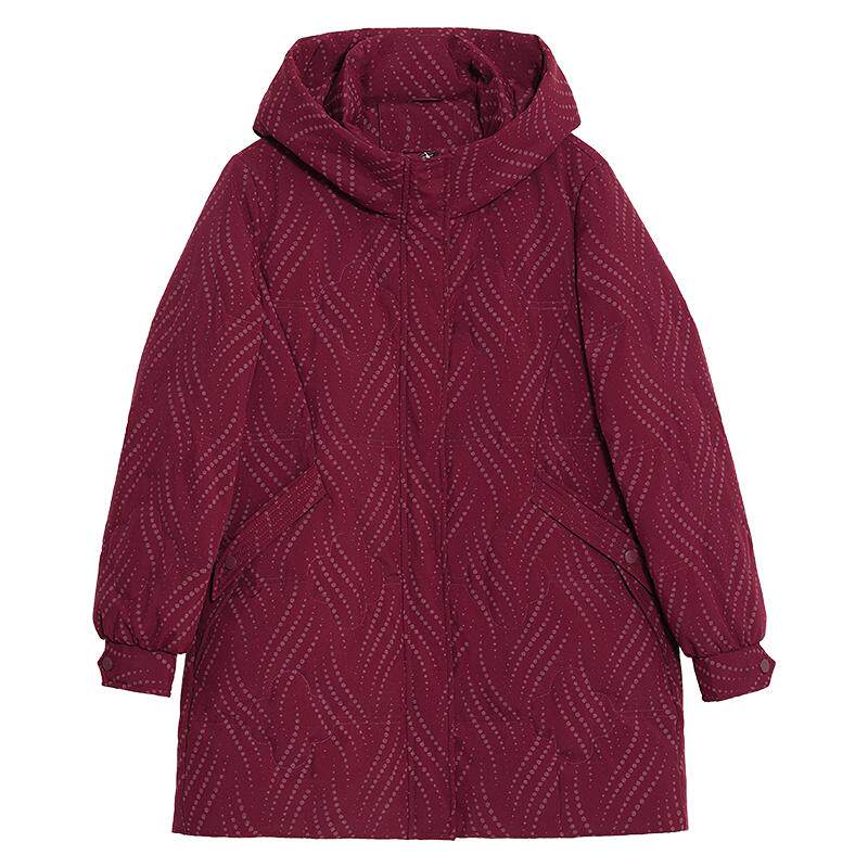 中老年女装加大码羽绒服