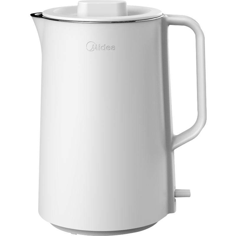 美的电热水壶家用304不锈钢烧水壶保温防烫自动断电1.5L电水壶