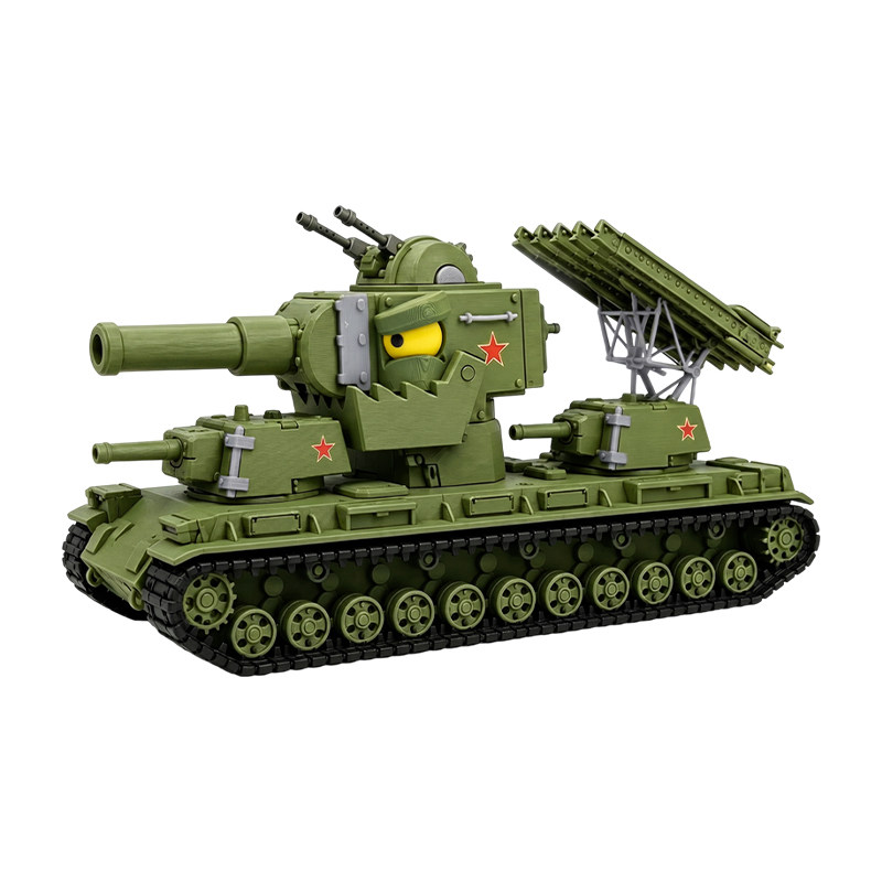 坦克世界KV44卡尔臼炮3d打印模型东方一号重装摩根坦克男孩子玩具