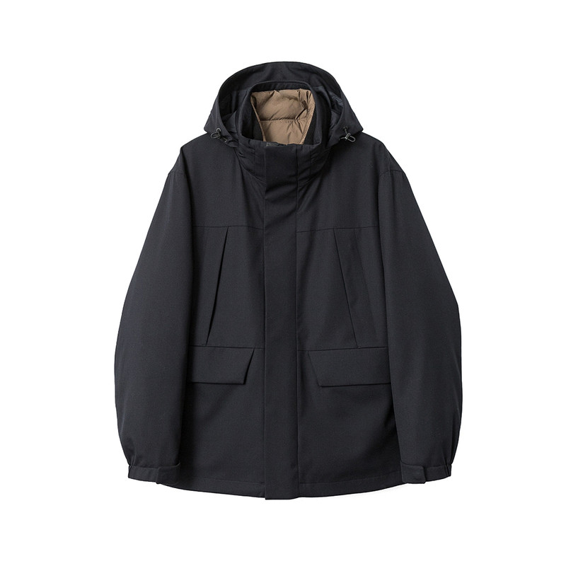 Aomiitu意产丝羊毛三合一羽绒服