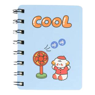 小本子便捷随身小号携带随身记口袋薄a7横线空白可爱卡通线圈笔记本加厚可拆上翻活页侧翻分类小学生奖品文具