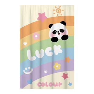 衣橱柜子遮挡帘鞋柜杂物遮丑帘子帘免打孔滑轨置物书架防尘布