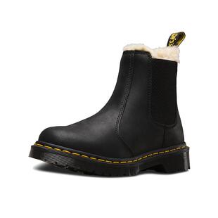 Dr.Martens马丁博士2976 Leonore冬加绒加厚保暖雪地靴切尔西靴