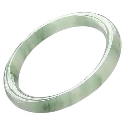 天然新疆天山翠手镯雪翠晕染镯子