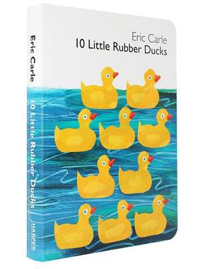 十只橡皮小鸭子英文原版进口绘本