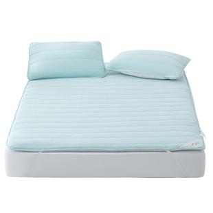 水星家纺A类抗菌加厚床垫租房可折叠软垫子家用单双人床褥床品