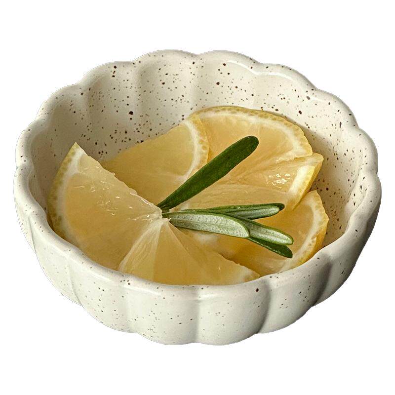 高颜值精致花朵酱油碟蘸料碗碟子