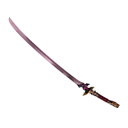 原神同人自制武器模型雷电将军刀梦想一心cosplay 1:1不开刃_虎窝淘