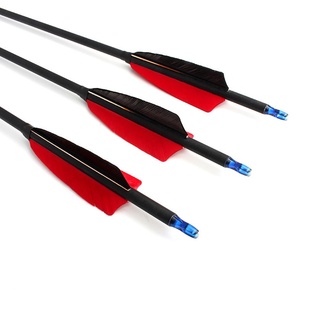 混碳真羽箭箭支箭真器材猎箭头羽6.2可内径碳美换射箭反曲弓弓箭