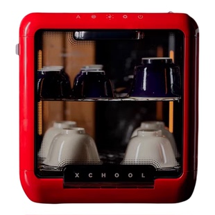 学古|悟烯·茶人石墨烯养护柜台式茶具消毒柜全透明