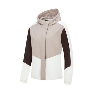 乔丹经编绒风衣商场同款2025冬季新款女宽松加绒抗静电防泼水梭织