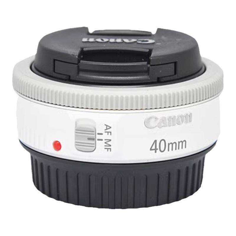 全新佳能EF40mm2.8STM白色镜头