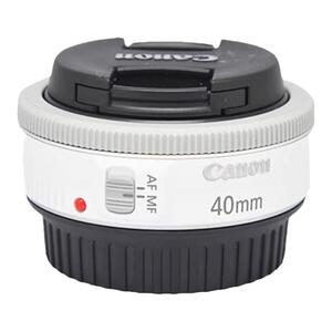 全新佳能EF40mm2.8STM白色镜头