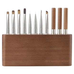 竟JING灵感美甲笔套装专业高端方圆建构彩绘拉线雕花法式光疗笔刷