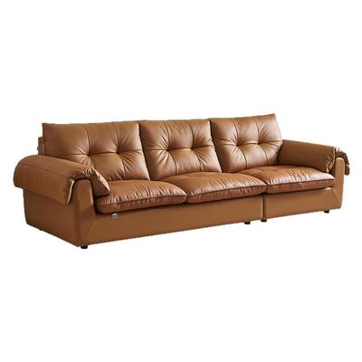 全友家居进口头层牛皮真皮沙发